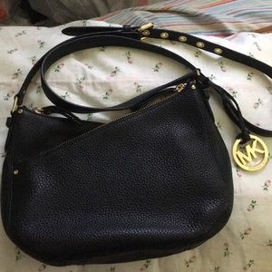 NWOT Michael Kors Double Zip Black Crossbody Purse